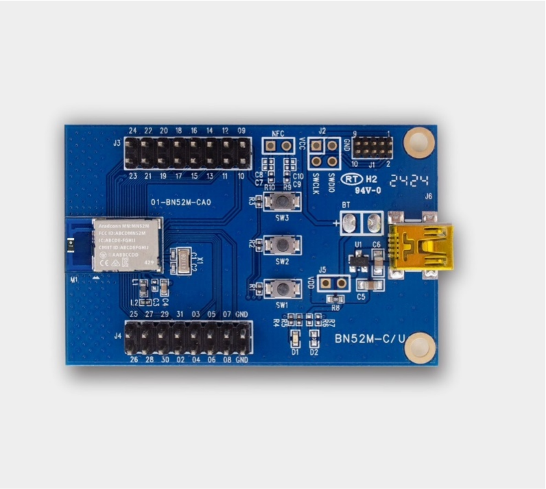 深入解析爱瑞德科技 BN52H-C40 (Nordic nRF52840 module)：专为无线应用打造的高效BLE模块评估板